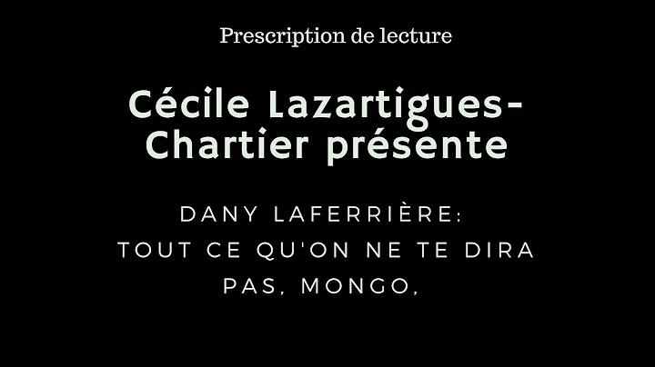 Ccile Lazartigues-Char...  recommande Dany Laferrire