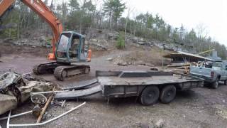 loading scrap metal