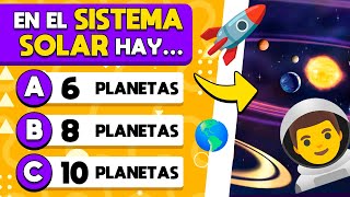 ¿Cuánto Sabes del SISTEMA SOLAR? 🚀🧠🧐 | Trivia Astronomía | Trivia Sistema Solar | DiverTrivia ✅