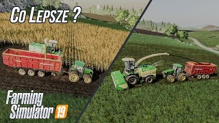 Kukurydza VS Trawa na Kiszonkę? Farming Simulator 19 - TEST screenshot 5