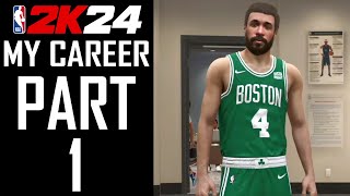 Nba 2K24 - My Career - Part 1 - Player Creation, Nba Debut