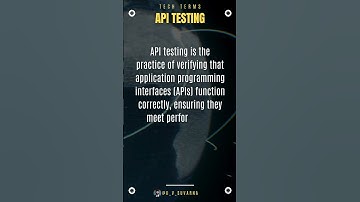 what is API testing. #TechEducation #onlinelearning #definitions #shorts #api