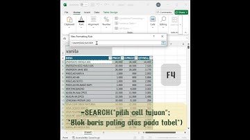 Cara Membuat Bar Pencarian Data di Excel | Temukan Data Sekejap! #exceltips #excel