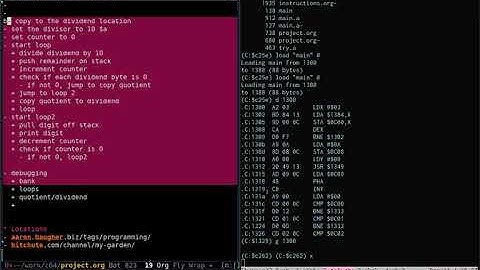 6502 Assembly Language #7: Debugging and Future Plans