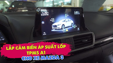 Cảm Biến Áp Suất Lốp TPMS A1 Cảnh Báo Bằng Giọng Nói Tích Hợp Trên Trên Màn Android Cho Xe Mazda 3