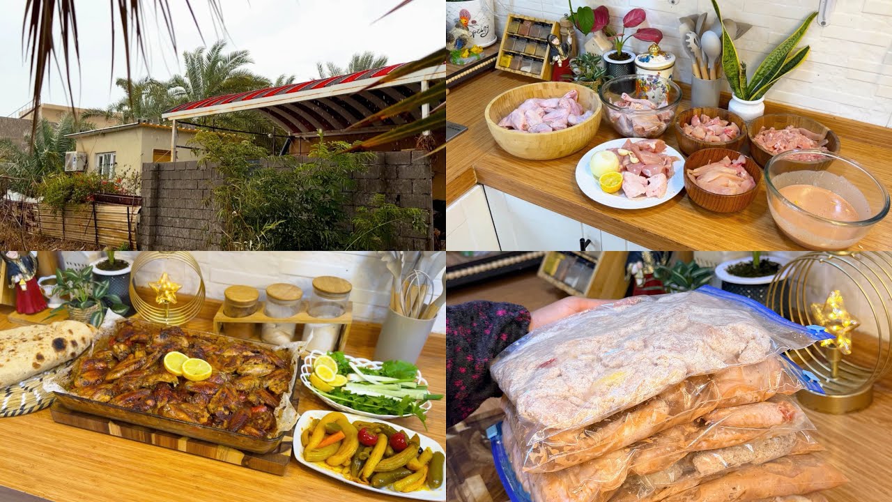 يوميات بيتنا 🏡وصلت المنقذه 🥹تفريزات رمضان  واطيب فطور مع الامطار🌧️