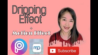 Tutorial| PicsArt Dripping with Motion Effect (motion Effect in aesthetic background)|Ma Liya screenshot 1