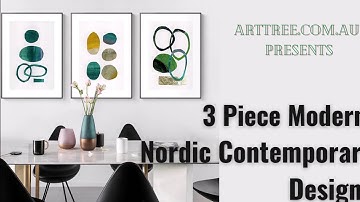 3 Piece Wall Art Canvas Prints | 3 Piece Painting | Set of 3 Prints