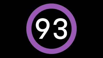 93-Second Countdown Timer - Dark Background + Circular Progress Bar + Ending Sound