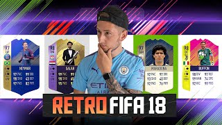 RETRO FIFA 18 DRAFT - ZASKOCZENIE? CO TO BYŁA ZA KARTA?