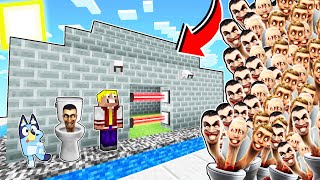 BASE 100% SEGURA VS APOCALIPSIS DE SKIBIDI TOILET MUTANTE EN MINECRAFT