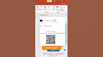 How to Make QR Code in Powerpoint direct