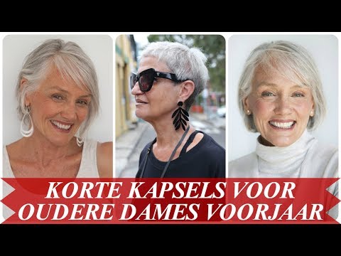 Verrassend Leuke korte kapsels voor oudere dames voorjaar 2018 - YouTube LD-82