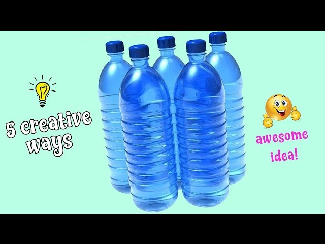 11 creative ways to use a water bottle instead of recycling it