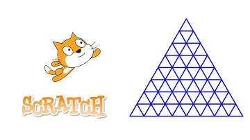 [SCRATCH] Vẽ hình tháp tam giác đều