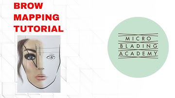 Designing the brow with Microblading Academy - eyebrow mapping made easy!