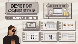 Aesthetic Desktop Computer Themed PPT Template #15 [FREE TEMPLATE] - YouTube