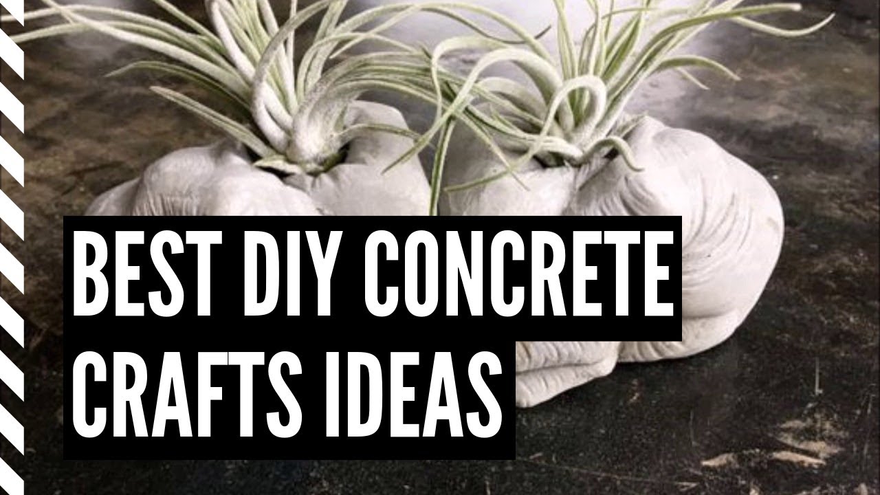 Best DIY Concrete Crafts to Transform Your Home - YouTube