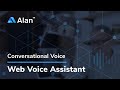 Healthcare use case l web voice assistant l alan ai