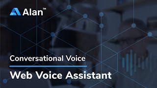 Healthcare Use Case l Web Voice Assistant l Alan AI