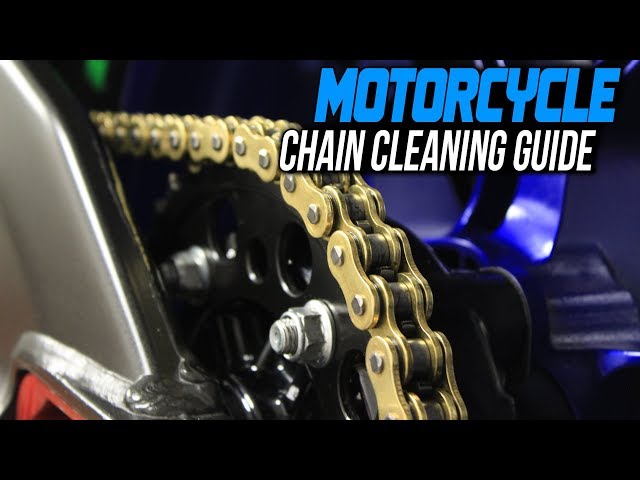 Cleaning motorcycle chain hotsell