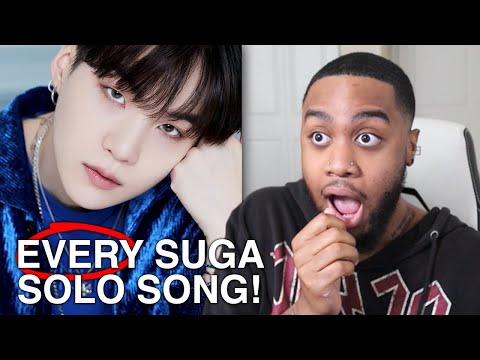 I listened to EVERY BTS Suga solo song!