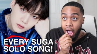 I listened to EVERY BTS Suga solo song!