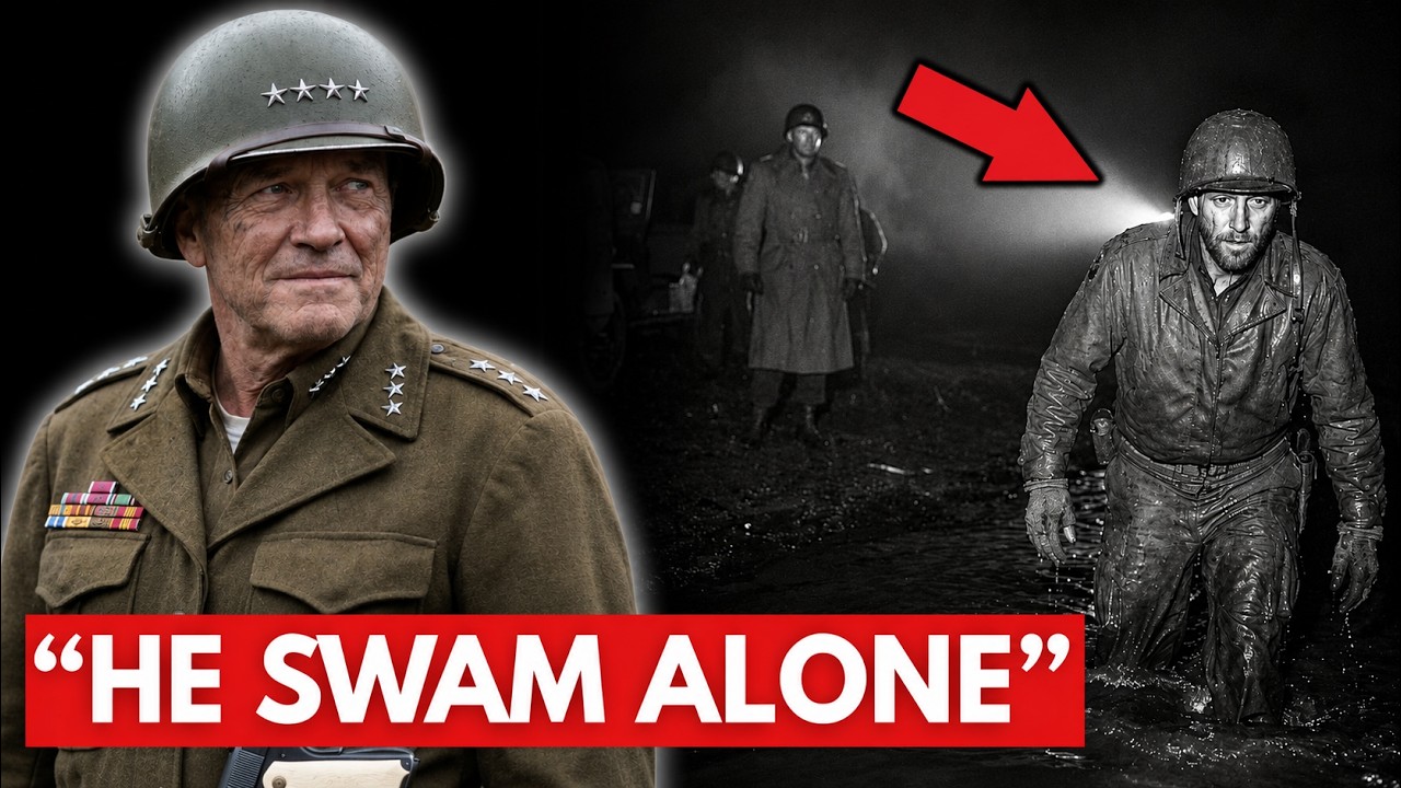 He Swam Across the Rhine Alone at Night — Patton Was on the Bank When He Got Back