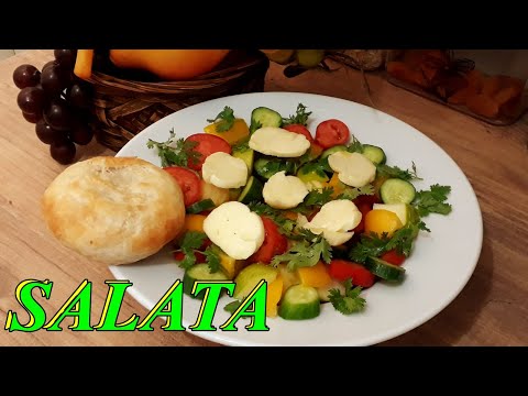 Video: Çok Renkli Domates Salatası