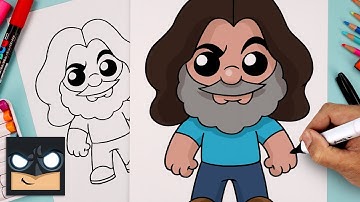 How To Draw Minecraft Steve | Minecraft Movie