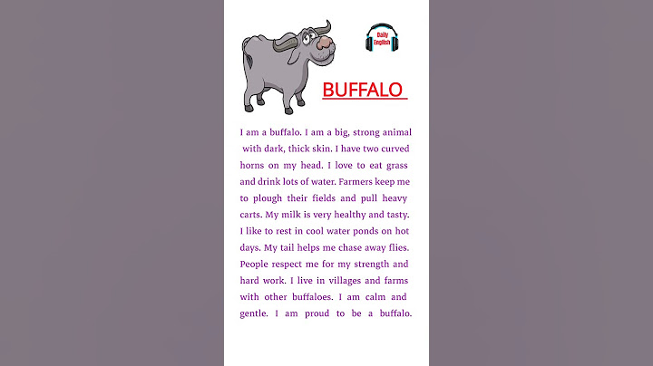Speaking Practice #buffalo #dailyenglish #shorts,#speakingpractice