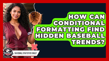 How Can Conditional Formatting Find Hidden Baseball Trends? - Baseball Statistics Vault