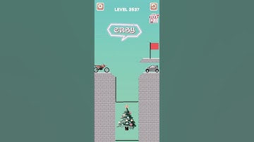 Draw bridge puzzle game level 2537🎄 #drawing #game #Shorts