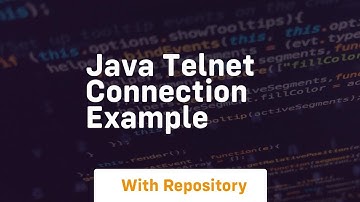 java telnet connection example