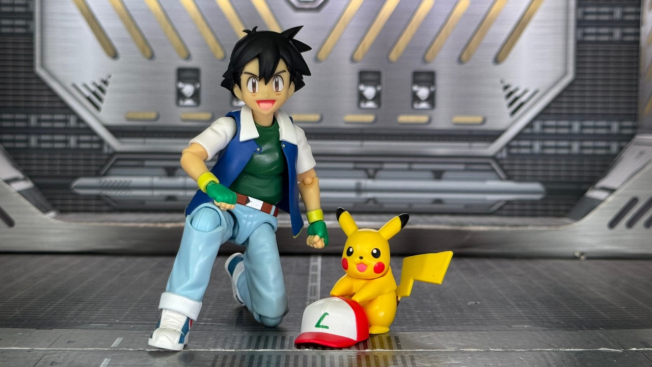 S.H. Figuarts Ash & Pikachu Toy Review- Pokemon The Movie I Choose