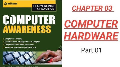 Arihant Computer Awareness Ch3 p1 Computer Hardware | #arihantComputer awareness mcq