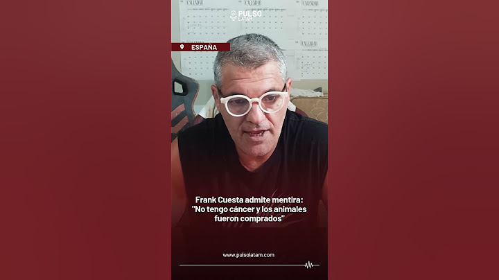 ESPAÑA - Frank Cuesta admite mentira: "No tengo cáncer y los animales fueron comprados"