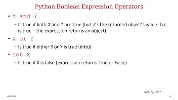 Truth Values and Boolean Tests