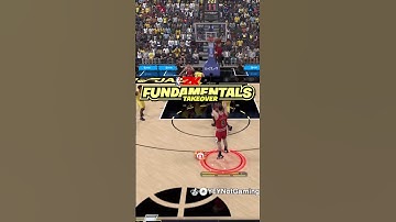 HOW TO USE THE FUNDAMENTALS TAKEOVER #nba2k #shorts