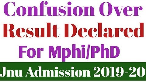 Questions over Jnu Mphil/Phd viva-voce Result||Jnu Admission.