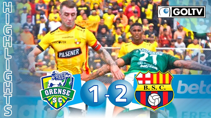 Orense SC 1 - 2 Barcelona SC | GOLES | Liga Pro Ecuador