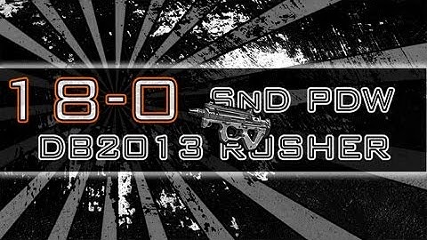 Overflow :.. 18-0 SnD PDW-57 | Subscriber Sundays (BO2 Gameplay/Commentary)