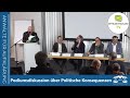 Podiumsdiskussion tom lausen dr gunter frank chris moser dr josef hingerl und jrgen mller