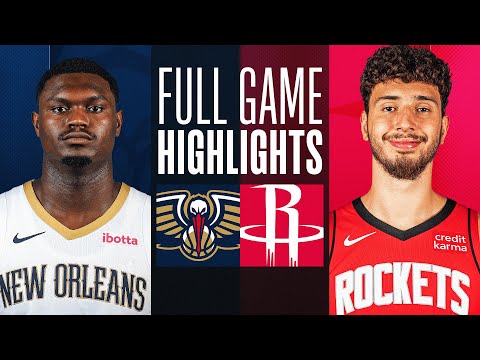 Rockets at pelicans | full game highlights | december 23, 2023