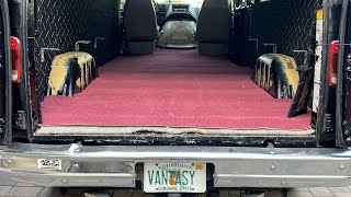 Replacing Carpet In A 1994 Chevy Van