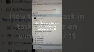 How to end a task in task manager on windows 10 / 11