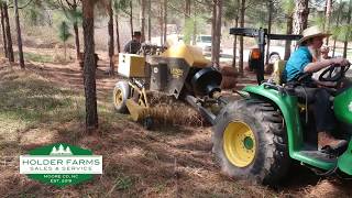 Holder Farms Sales & Service Pine Straw Baler improves efficiency