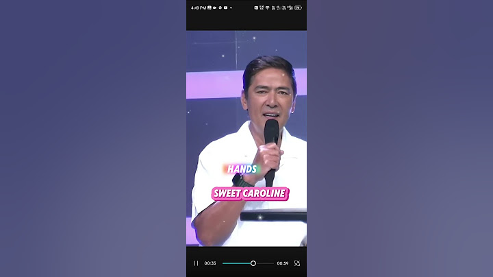 "Wow! Ang Saya! Si Bossing Vic,Umawit Ng ' Sweet Caroline'!"