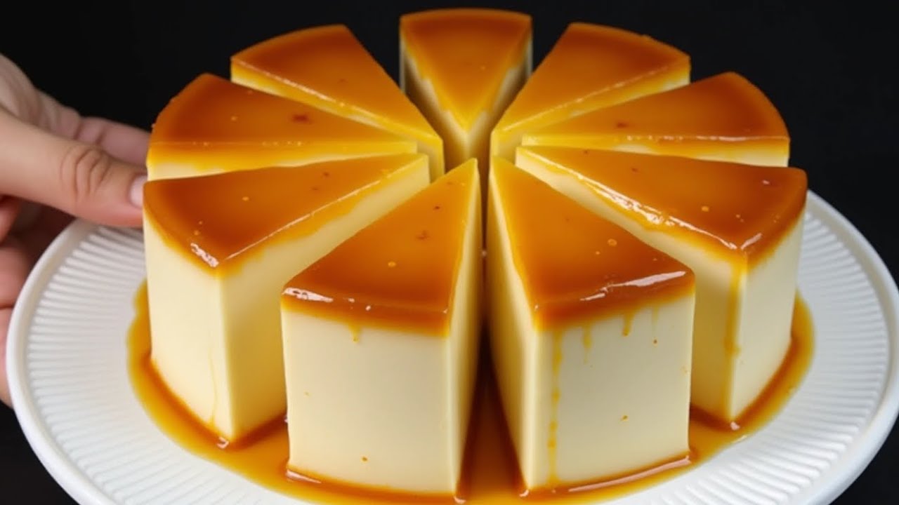 Karamellpudding – Einfaches Rezept ohne Backen | 10 Minute Caramel Egg ...