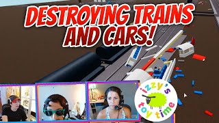 Cars and Trains for Kids! DESTROYING VEHICLES IN ROBLOX! by Izzy's Toy Time 663,025 views 2 years ago 10 minutes, 13 seconds